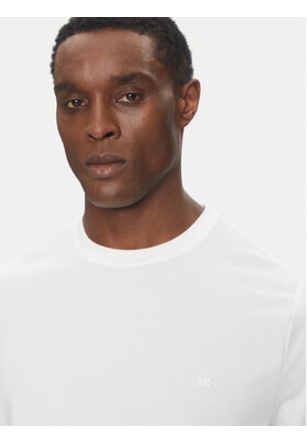 Michael Kors T-Shirt CR451V9HFK Biały Regular Fit. Kolor: biały. Materiał: syntetyk, bawełna