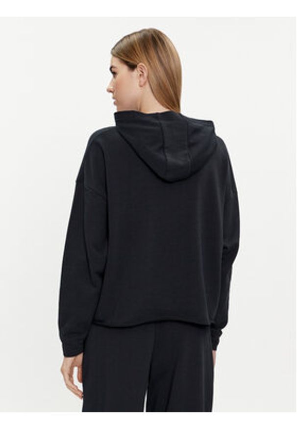 Under Armour Bluza Ua Rival Terry Os Hoodie 1382736-001 Czarny Loose Fit. Kolor: czarny. Materiał: bawełna