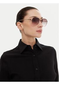 Trussardi Jeans - Trussardi Okulary przeciwsłoneczne TSM3015 Złoty. Kolor: złoty #4