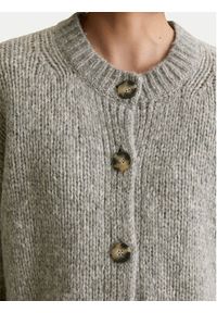 Marc O'Polo Kardigan 5000006923 Szary Relaxed Fit. Typ kołnierza: polo. Kolor: szary. Materiał: wełna #2