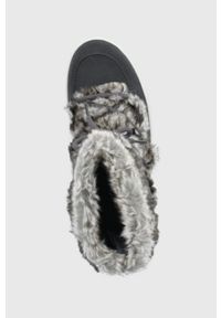 Cougar - Śniegowce Vanity. Nosek buta: okrągły. Zapięcie: sznurówki. Kolor: szary. Materiał: guma. Obcas: na platformie #4