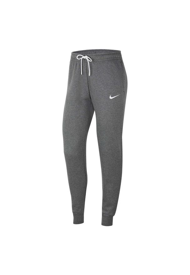 Nike - Spodnie Do Biegania Park 20 Fleece Dla Kobiet. Kolor: szary. Sport: turystyka piesza