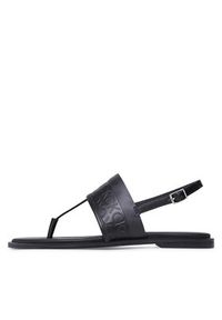 Calvin Klein Sandały Almond Tp Sandal-Hf Mono HW0HW01536 Czarny. Kolor: czarny. Materiał: skóra #5