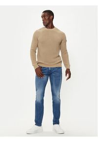 JOOP! Jeans Sweter 15 JJK-13Haro 30042634 Beżowy Modern Fit. Kolor: beżowy. Materiał: bawełna #5