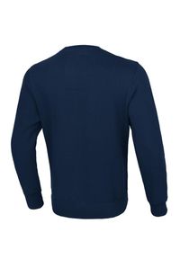 PITBULL - Bluza męska Pitbull Small Logo. Kolor: niebieski. Sport: fitness #2
