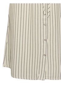 Vero Moda Sukienka letnia Mymilo 10322976 Beżowy Loose Fit. Kolor: beżowy. Materiał: len, wiskoza. Sezon: lato #6