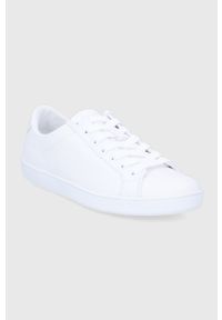Guess buty JESSHE kolor biały. Nosek buta: okrągły. Zapięcie: sznurówki. Kolor: biały. Materiał: skóra, guma #5