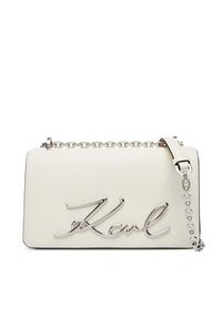 Karl Lagerfeld - KARL LAGERFELD Torebka B1W30046 Biały. Kolor: biały. Materiał: skórzane #4