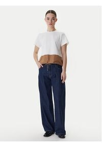 Marella T-Shirt Zorro 2615111141 Beżowy Relaxed Fit. Kolor: beżowy. Materiał: bawełna #4