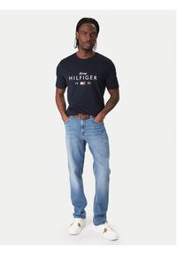 TOMMY HILFIGER - Tommy Hilfiger T-Shirt Brand Love MW0MW41455 Granatowy Regular Fit. Kolor: niebieski. Materiał: bawełna #2