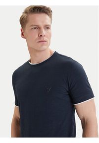 Guess T-Shirt F6GI06 K6XN4 Niebieski Slim Fit. Kolor: niebieski. Materiał: bawełna #3