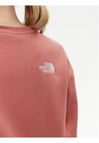 The North Face Bluza Essential NF0A7ZJE Pomarańczowy Regular Fit. Kolor: pomarańczowy. Materiał: bawełna #3