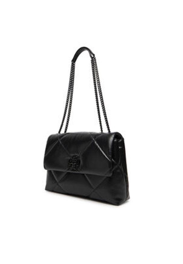 Tory Burch Torebka Kira Diamond 174882 Czarny. Kolor: czarny. Materiał: skórzane