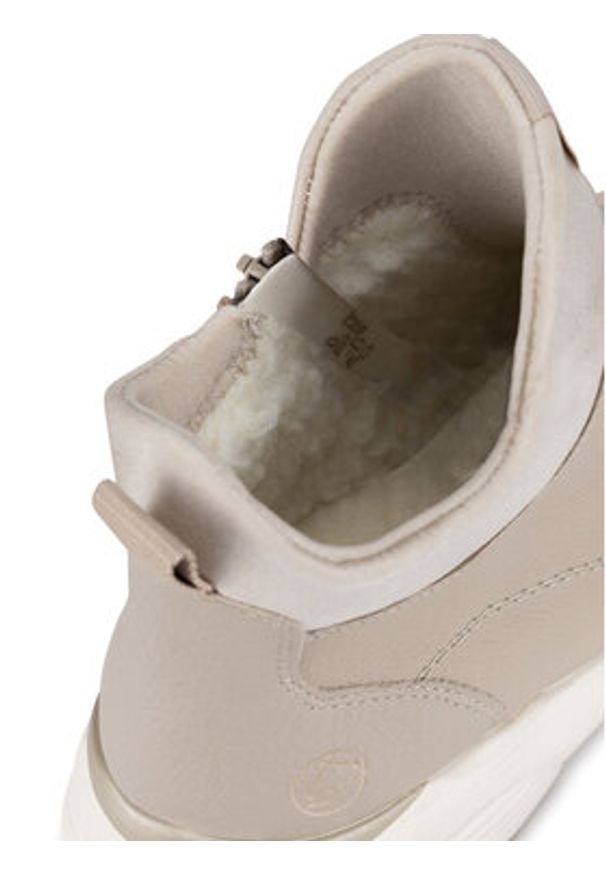 Remonte Trzewiki D6679-60 Beżowy. Kolor: beżowy. Materiał: skóra