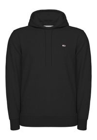 Tommy Jeans Bluza Regular Fleece DM0DM09593 Czarny Regular Fit. Kolor: czarny. Materiał: syntetyk, bawełna