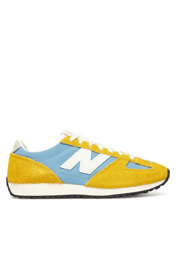 New Balance Sneakersy U471VBC M Żółty. Kolor: żółty. Materiał: skóra, zamsz