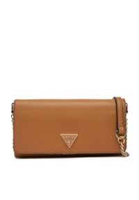 Guess Torebka Noelle II Mini HWZG96 72750 Brązowy. Kolor: brązowy. Materiał: skórzane