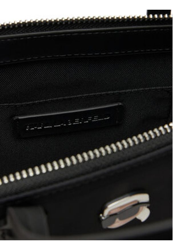 Karl Lagerfeld - KARL LAGERFELD Torebka A3W30118 Czarny. Kolor: czarny. Materiał: skórzane