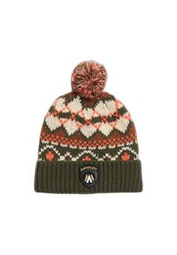 Kapelusz damski Superdry. Kolor: zielony. Sezon: zima. Styl: sportowy #1