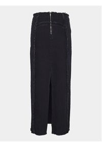 GESTUZ - Gestuz Spódnica jeansowa Catia 10908698 Czarny Regular Fit. Kolor: czarny. Materiał: bawełna #4
