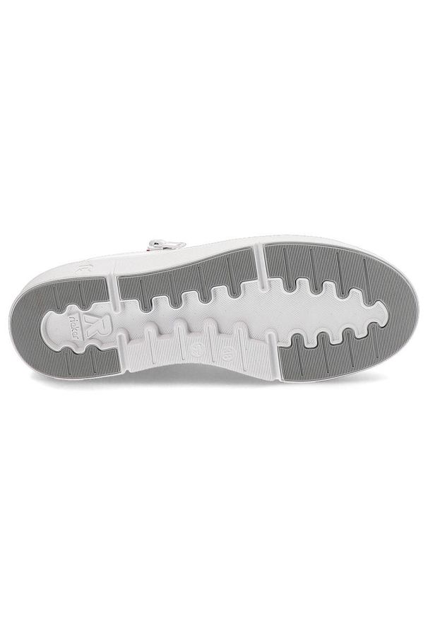 Białe Sneakersy Rieker Modne Buty Damskie. Kolor: biały