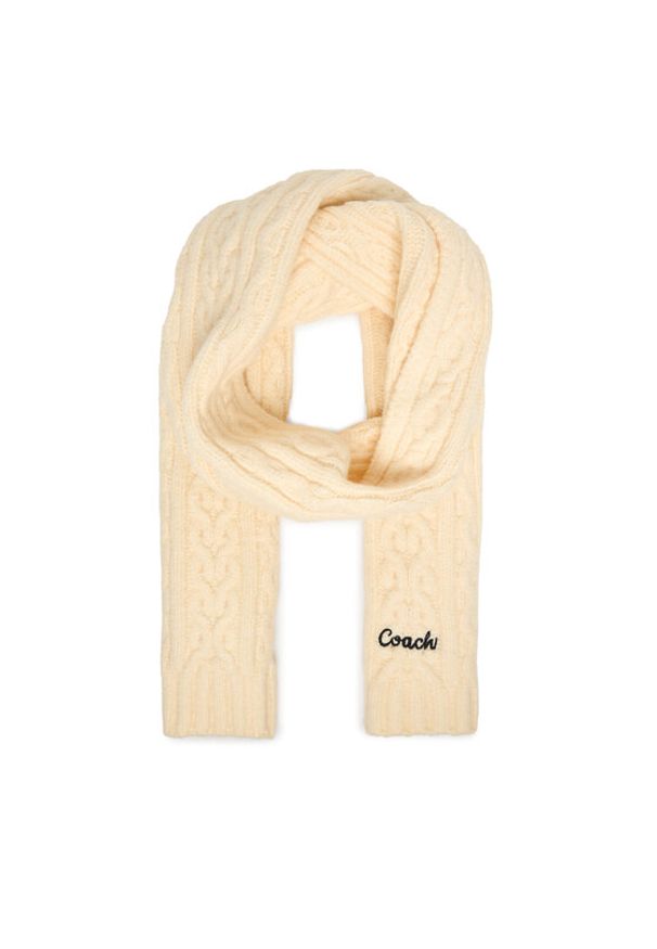 Coach Szalik CCL89 Écru. Materiał: poliester