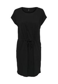 only - ONLY Sukienka codzienna 15153021 Czarny Regular Fit. Okazja: na co dzień. Kolor: czarny. Materiał: bawełna. Typ sukienki: proste. Styl: casual