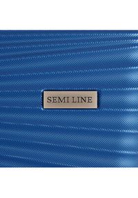 Semi Line Walizka średnia T5744-2 Granatowy. Kolor: niebieski #5