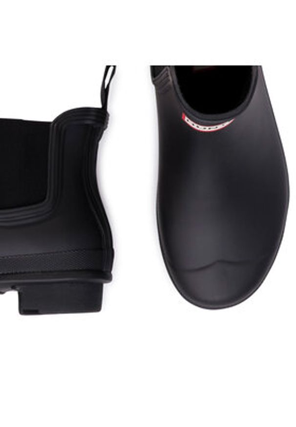 Hunter Kalosze Original Chelsea WFS2078RMA Czarny. Kolor: czarny. Materiał: kauczuk