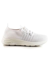 TRENDI Wsuwane Buty Sportowe białe. Zapięcie: bez zapięcia. Kolor: biały #6