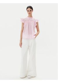 only - ONLY Bluzka Katti 15337637 Różowy Regular Fit. Kolor: różowy. Materiał: bawełna #5