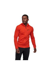Bluza trekkingowa z kapturem męska Black Diamond Coefficient Hoody. Typ kołnierza: kaptur. Kolor: czerwony, pomarańczowy