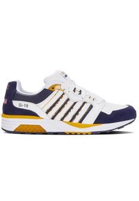 Buty do chodzenia męskie K-Swiss Si-18 Rannell. Zapięcie: sznurówki. Kolor: wielokolorowy. Materiał: materiał, skóra. Szerokość cholewki: normalna. Sport: turystyka piesza