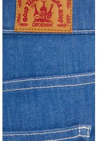 Dr. Denim jeansy damskie high waist. Stan: podwyższony. Kolor: niebieski