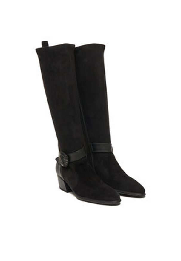 Hispanitas Kozaki PHI254257 Czarny. Kolor: czarny. Materiał: skóra