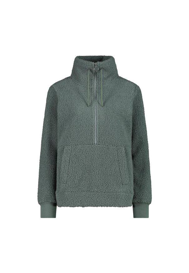 Bluza damska turystyczna CMP 32P3806. Okazja: na co dzień. Kolor: zielony. Styl: casual, sportowy. Sport: turystyka piesza