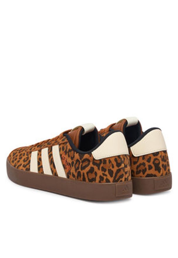 Adidas - adidas Sneakersy Vl Court 3.0 KK4668 Brązowy. Kolor: brązowy. Materiał: skóra, zamsz