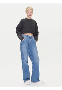 Hugo - HUGO Bluza Derissa_B 50545035 Czarny Relaxed Fit. Kolor: czarny. Materiał: bawełna #5