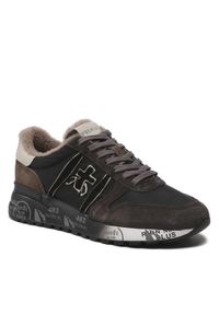 Premiata Sneakersy Lander 6103 Brązowy. Kolor: brązowy. Materiał: materiał