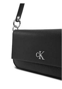 Calvin Klein Jeans Torebka Minimal Monogram Shoulder Pouch LV04K3161G Czarny. Kolor: czarny. Materiał: skórzane #3