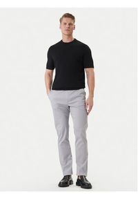 Calvin Klein Chinosy LV040EM633 Szary Slim Fit. Kolor: szary. Materiał: bawełna #4