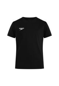 Koszulka T-Shirt damski Speedo Club Plain Tee. Kolor: czarny
