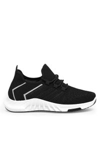 Jenny Fairy Sneakersy WYL0310-03 Czarny. Kolor: czarny. Materiał: materiał