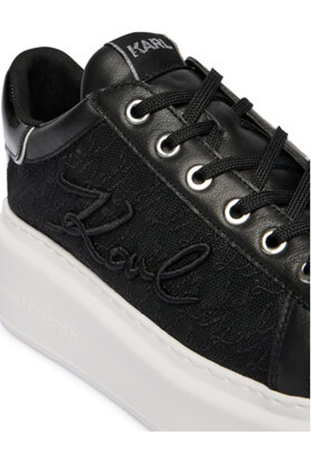 Karl Lagerfeld - KARL LAGERFELD Sneakersy Anakapri KL63510L Czarny. Kolor: czarny. Materiał: materiał