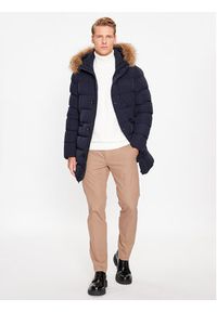 Hetrego - Hetregó Kurtka puchowa Parker 8K436M 23WU07 Granatowy Regular Fit. Kolor: niebieski. Materiał: puch, syntetyk #9