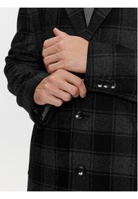 BOSS - Boss Płaszcz wełniany H-Hyde-C-224 50502270 Czarny Regular Fit. Kolor: czarny. Materiał: wełna #5