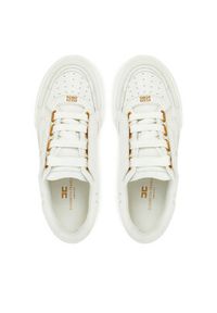 Elisabetta Franchi Sneakersy SA-48G-51E2-V420 Biały. Kolor: biały. Materiał: skóra #6