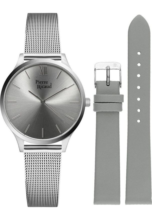 Zegarek Pierre Ricaud Zegarek damski Pierre Ricaud P22045.5163Q-SET srebrny. Kolor: srebrny