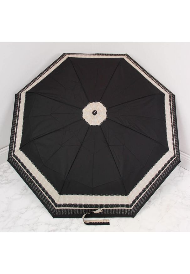 Parasol składany DOPPLER PA144 czarny. Kolor: czarny. Materiał: materiał