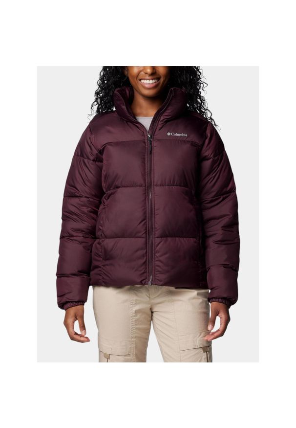 columbia - Kurtka Zimowa Damska Columbia Puffect II. Kolor: czerwony. Materiał: puch, syntetyk, materiał. Sezon: zima. Sport: turystyka piesza